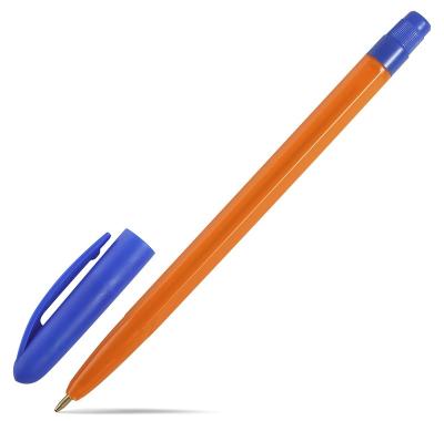 China office & Plastic Tip Pen For Office Business Classic Orange Barrel Pen Smooth Writing Personalized School Logo for sale