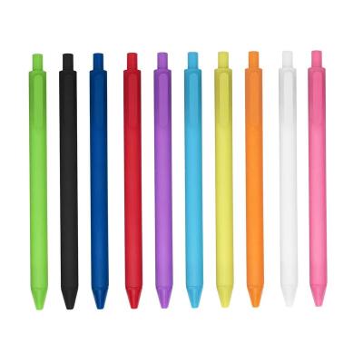 China office & Pen Cheap School Promotion Ballpoint Pen Hotel Ball Pen Plastic Cute Candy Color Pen With Logo for sale