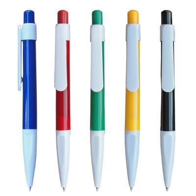 China office & School Pen Cheap Price Promotional Item High Point Advertising Plastic Ball Pen With Custom Logo Printing for sale