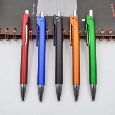 China office & School Pen Plastic Pen Advertising Pen Black Press Ballpoint Pen Customization With Logo for sale