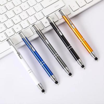 China office & School Pen Popular Pen Touch Screen Click Metal Ballpoint Pen Promotion Aluminum Cheap Pens With Custom Logo For Gifts for sale