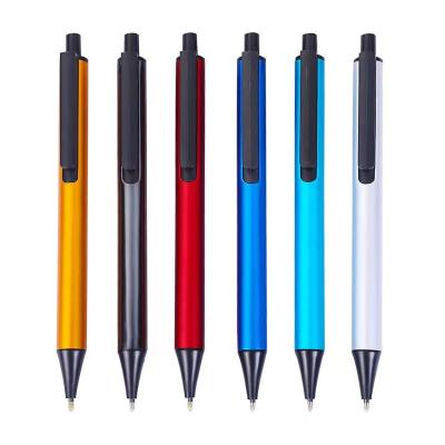 China Creative thin rubberlised coating tip of barrel metal pens promotion custom classic metal pen for sale