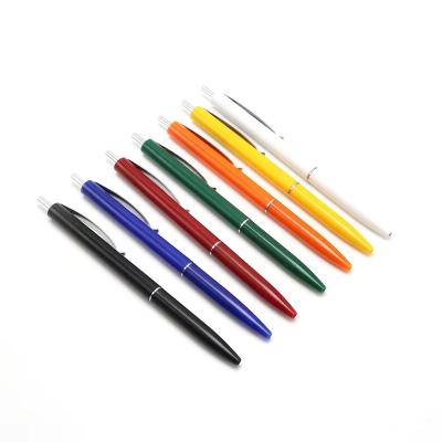 China office & The plastic nib New ballpen Pen High school quality custom logo design with custom logo for sale