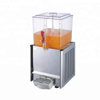 China Eco - Friendly 20L Single Tank Cold Juice Dispenser /beverage Dispenser With PC And Stainless Steel for sale