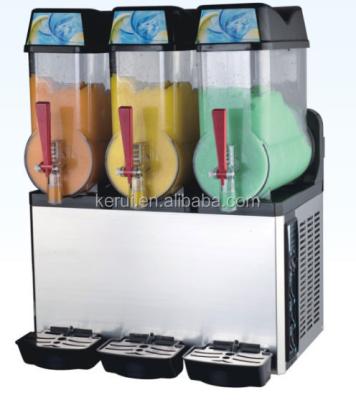 China Best quality three tank slush ice machine XRJ12LX3 processing with CE for sale