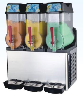 China Processing double flavor and three flavor slush machine 12liters with CE for sale