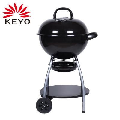 China Easily Assembled Weber Style 22.5 Inch 500 Degree Heater Resistant Enamel Coating Charcoal BBQ Grills for sale