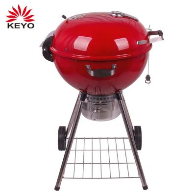 China Easily Assembled BBQ Area 22.5 Inch Large Red Weber Charcoal Outdoor BBQ Grills for sale