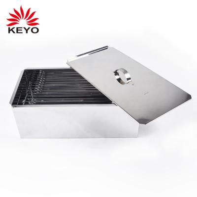 China Easily Assembled Accessory Classic BBQ Style Charcoal Grill Stainless Steel Fish Smoker Box for sale