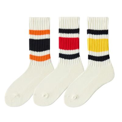 China Wholesale Funny Sports Socks Brands Designer Cotton Breathable Casual Jacquard Knitted Letter Crew Socks Custom Made for sale