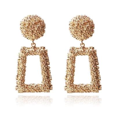 China Fashion Vintage Japanese And Korean Luxury Metal Exaggerated Earrings CLASSIC for sale