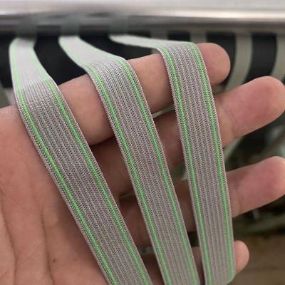 China Durable White Color Polyester Black 10mm-75mm Elastic Knitted Elastic Bands for sale