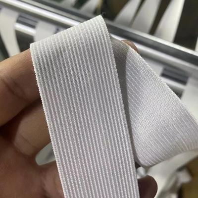 China Factory Wholesale Viable Black White 10mm-60mm Knitted Elastic Band For Clothing for sale