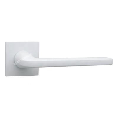 China Modern Style Interior Door Handles Modern Aluminum Handle Square Mounted Nougat En for sale