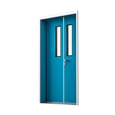 China Industrial Exterior Or Interior Medical Factory Safety Hospital Operating Room Door Metal Steel Door for sale