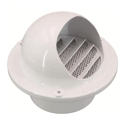 China Waterproof Type Round HVAC Ventilation Duct Cap Air Diffuser With Aluminum Net Aluminum Waterproof Type For Air Supply for sale