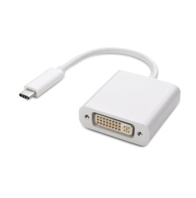 China USB3.1 USB-C (USB-Art-c) dem Hafen zu des DVI-Adapter-Kabel-Blitz-3 kompatibel zu verkaufen