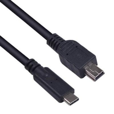 China 1m Usb Type C To USB Mini-B Data Cable Support USB 2.0 Communication And Features for sale