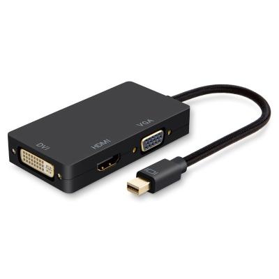 China Multi Funktion 3-In-1 Mini-DisplayPort zum HDMI-Kabel-Reise-Audio-/Videoadapter zu verkaufen