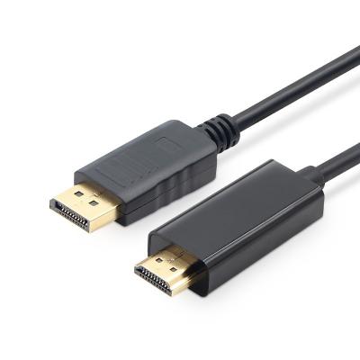 China 6 voeten van Goud Geplateerde Displayport aan HDTV Kabel Displayport aan Hdmi-Adapter Te koop