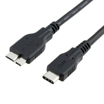 China Tipo-c de alta velocidade de USB 3,1 (USB-C) cabo à micro carga de USB B e sincronização 5G/3A dos dados à venda