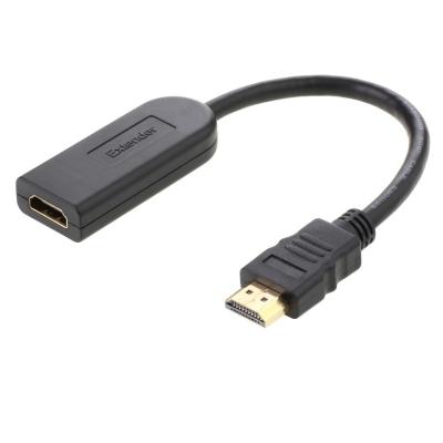 China 90 Degree Right / Down Angled HDMI Extension Cable HDMI Extender For 60M HDMI A/V Signals for sale