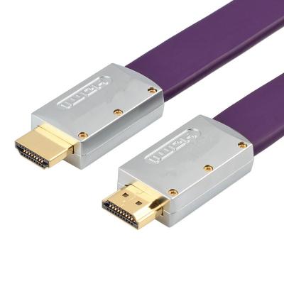 China 50 medidores de HDMI ao cabo de extensão de alta velocidade chapeado ouro do cabo V1.4 HDMI de HDMI à venda