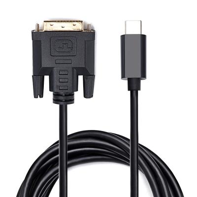 China 3.3ft/1m USB-C ao tipo-c de USB do adaptador de DVI adaptador audio/video de DVI-D para a HDTV à venda