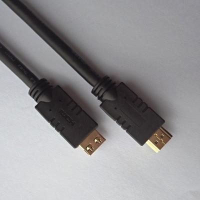 中国 魅惑的なコネクターCL3/FT4の火によって評価される内部壁の使用を用いる7.5M HDMI 2.0ケーブル 販売のため