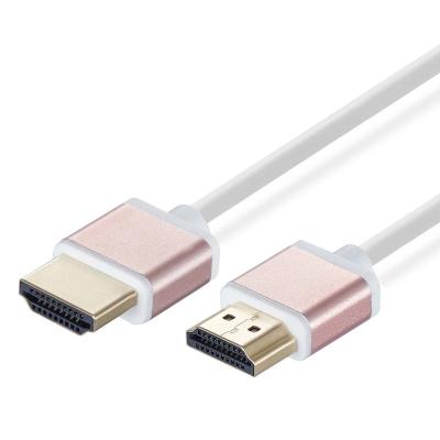 China 10Ft / 3M Super Slim HDMI 2.0 CableS High Speed HDMI Cable With Ethernet for sale