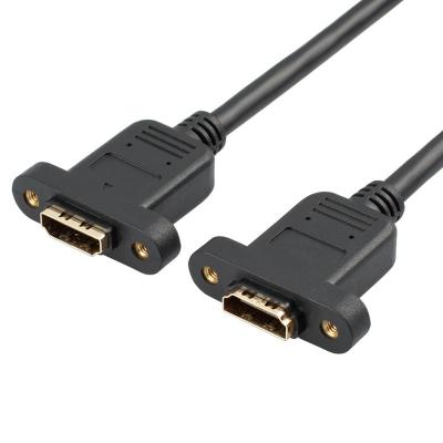 China Gold Plated 60Hz  2.0 HDMI Panel Mount Cable , Full Length 150cm for sale