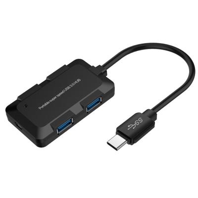 Cina Tipo hub di USB del hub di USB C di 4 porti di C con 4 porti di USB-A 3,0 per sincronizzazione/tassa astute in vendita