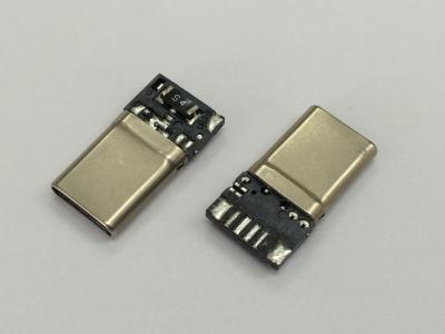 China USB2.0 Art-c Verbindungsstück-Verdrängungs-der Art Rp=10K 22K des Stempel-USB-C 56K 5.1K zu verkaufen