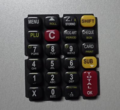 China Glattes Farbdruck-Silikonkautschuk-Spritzen des Öl-3 für Tastatur zu verkaufen