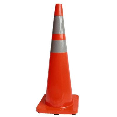 China Anti-UV High Quality Flexible PVC Traffic Cone Safety Cone for sale