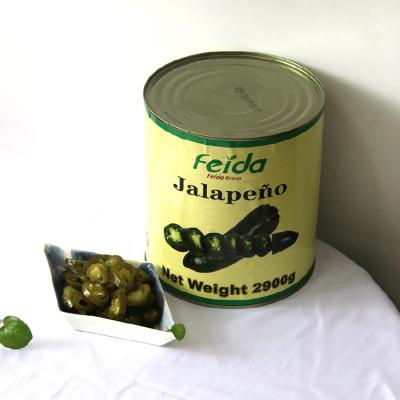 China Natural Canned Sour & Spicy Salted Pickled Green Jalapeno for sale