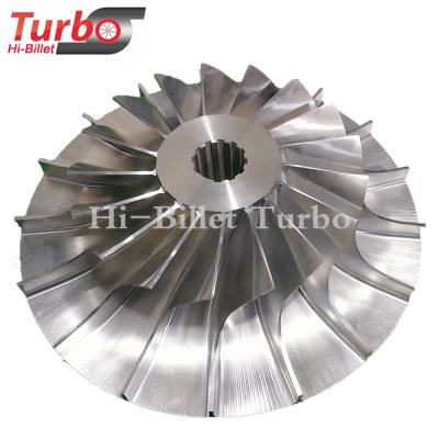 China 2618 Aluminum Turbo Parts Billet Flywheel Diameter 65 Modify Billet Compressor Wheel RHF55V Point Milling Wheel for sale