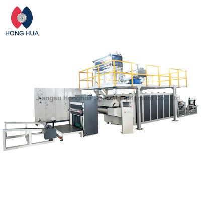 China 500mm-3000mm Flat Lamination Machine Flat Type Hot Melt Adhesive Powder Spraying Double Belt Laminating Compound Machine For Film for sale