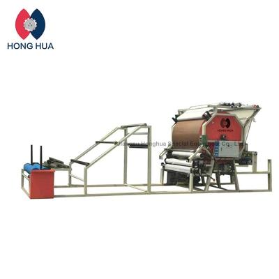 China 1650mm Automatic Rayon PVC Foam Mesh Belt Type Wall Cloth Adhesive Cloth Laminating Machine For Leatherette Car Foot Mat for sale