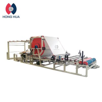 China 1650mm HongHua Mesh Belt Type Wall Cloth Film Cloth Adhesive Foam Laminating Machine for Sponge Foam Cloth for sale