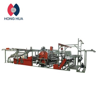 China HongHua 1800mm Width Hotmelt Garment Glue Fabric PTU Automatic Chemical Transfer Clothing Glue Laminating Machine For Waterproof Cloth for sale