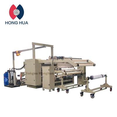 China Honghua Food Baby Diaper Side Tape Bra Hot Melt Adhesive Coating Laminating Machine For Stockings Fabrics Winter Protective Garment for sale