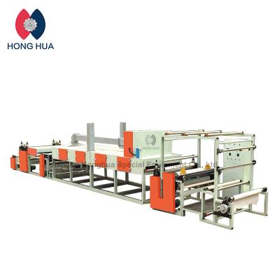 China 1600mm HongHua Stickers Adhesive Sandpaper Laminating Machine for Sandpaper Sponge EVA Fabric Flannel à venda