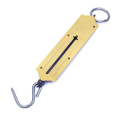 China Old Fashioned Aluminum Spring Scale Plate Hanging Scale 12kg-150kg Portable Handheld Measuring Machines for sale