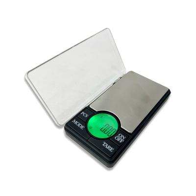 China WITH COVER Case Scale Mini Jewelry Gold Electronic Scale Pocket Scale Digital Weight Measuring Portable Jewelry for sale