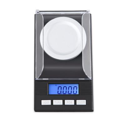 China WITH Micro Lab Mouth COVER Mini Jewelry Gold Black Electronic Scale 0.001g Carat Scale Red Powder Scale for sale