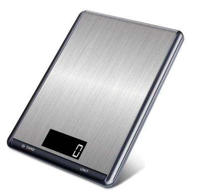 China Weight Measuring New Stainless Steel Nutrition Kitchen Scale Household Electronic Cooking Scale Waterproof Dish for sale