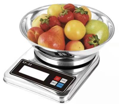 China With Multifunctional Stainless Steel Electronic Kitchen Full Body Scale Tray New Scale Food Household Cooking Scale for sale