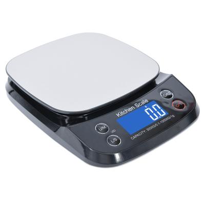 China New Light Luxury Waterproof Stainless Steel Kitchen Household Food Coffee Scale Gram Electronic Commercial Cooking Scale for sale