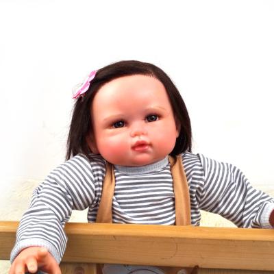 China Changeable Clothing 2021 New Bebe Doll Toy Vivid Cute 22 Inches Realistic Cloth Baby Reborn Baby Advanced Painting Reborn Baby - Doll for sale